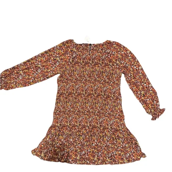 Black Tape Floral Pleated Mini Dress Size Extra Large - Picture 7 of 11